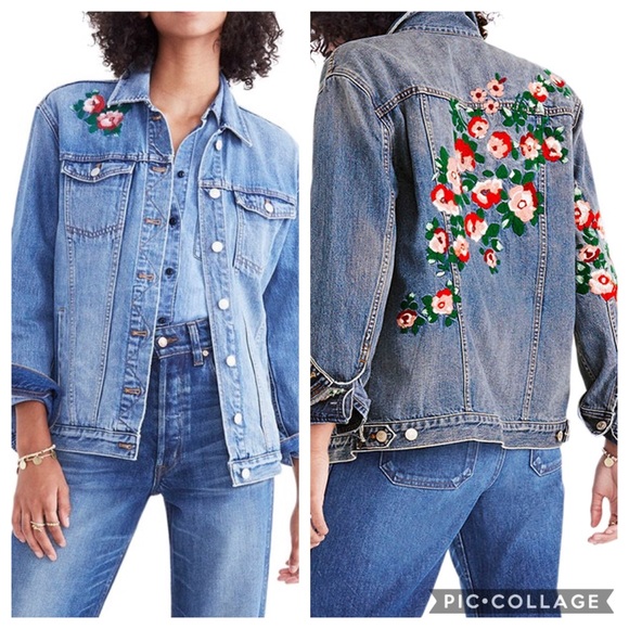 madewell embroidered jacket